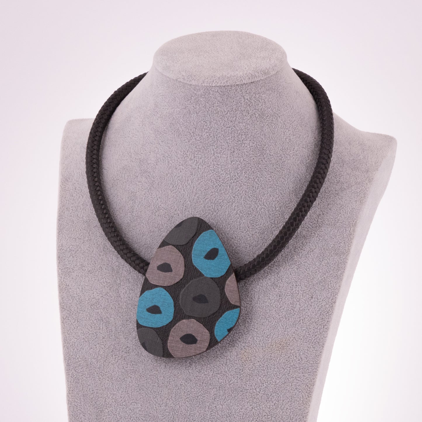 Collana Mouths Goccia Blu