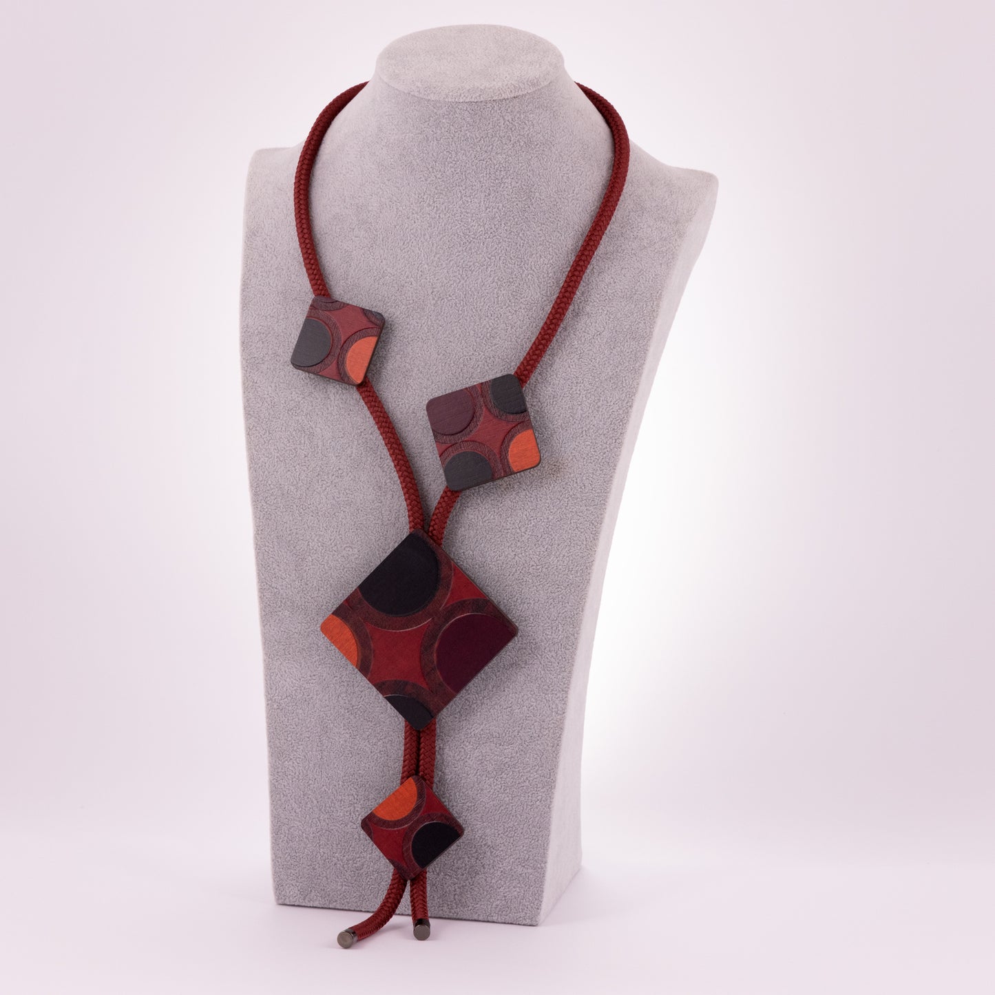 Collana Circle Balanced Rossa