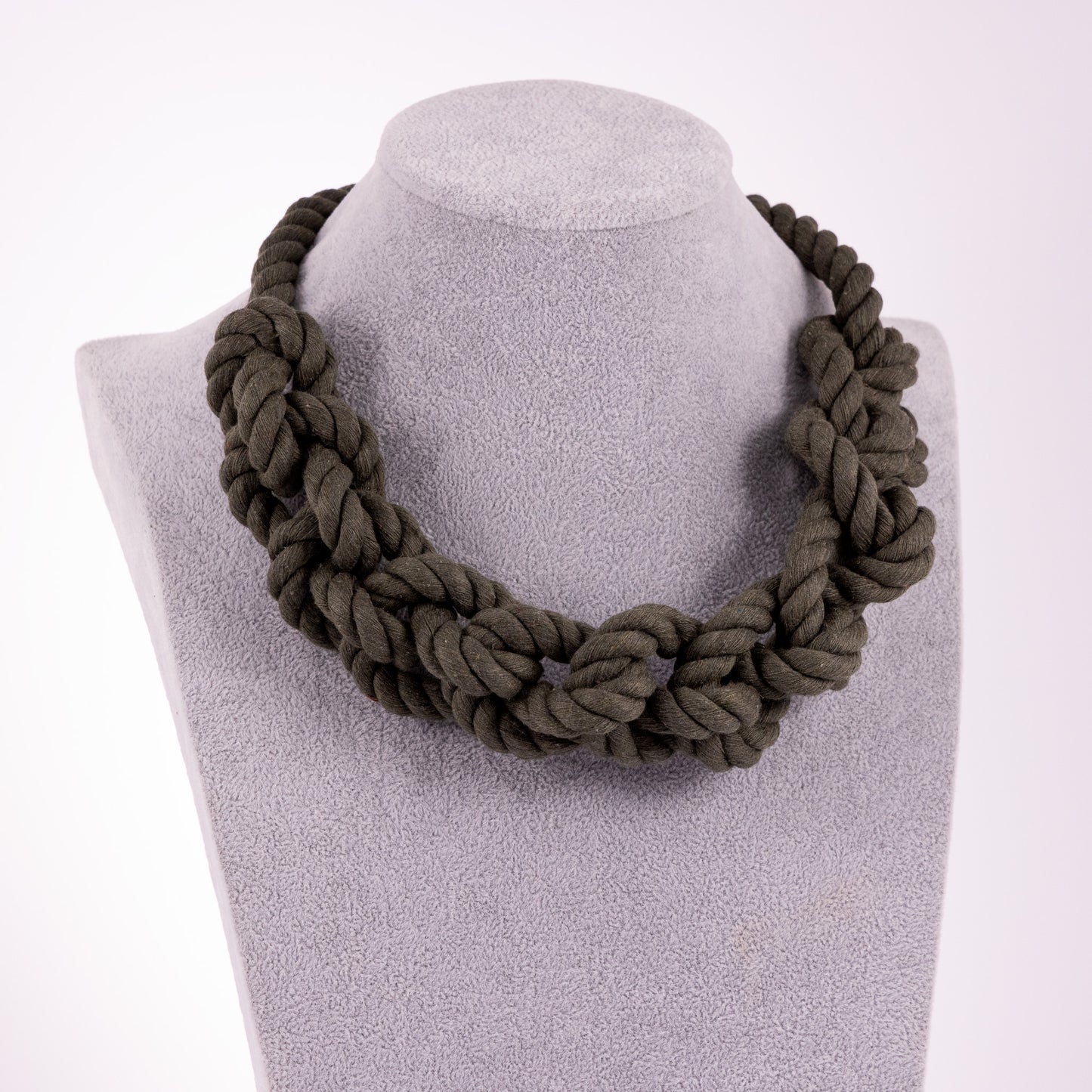 Collana Braided Verde