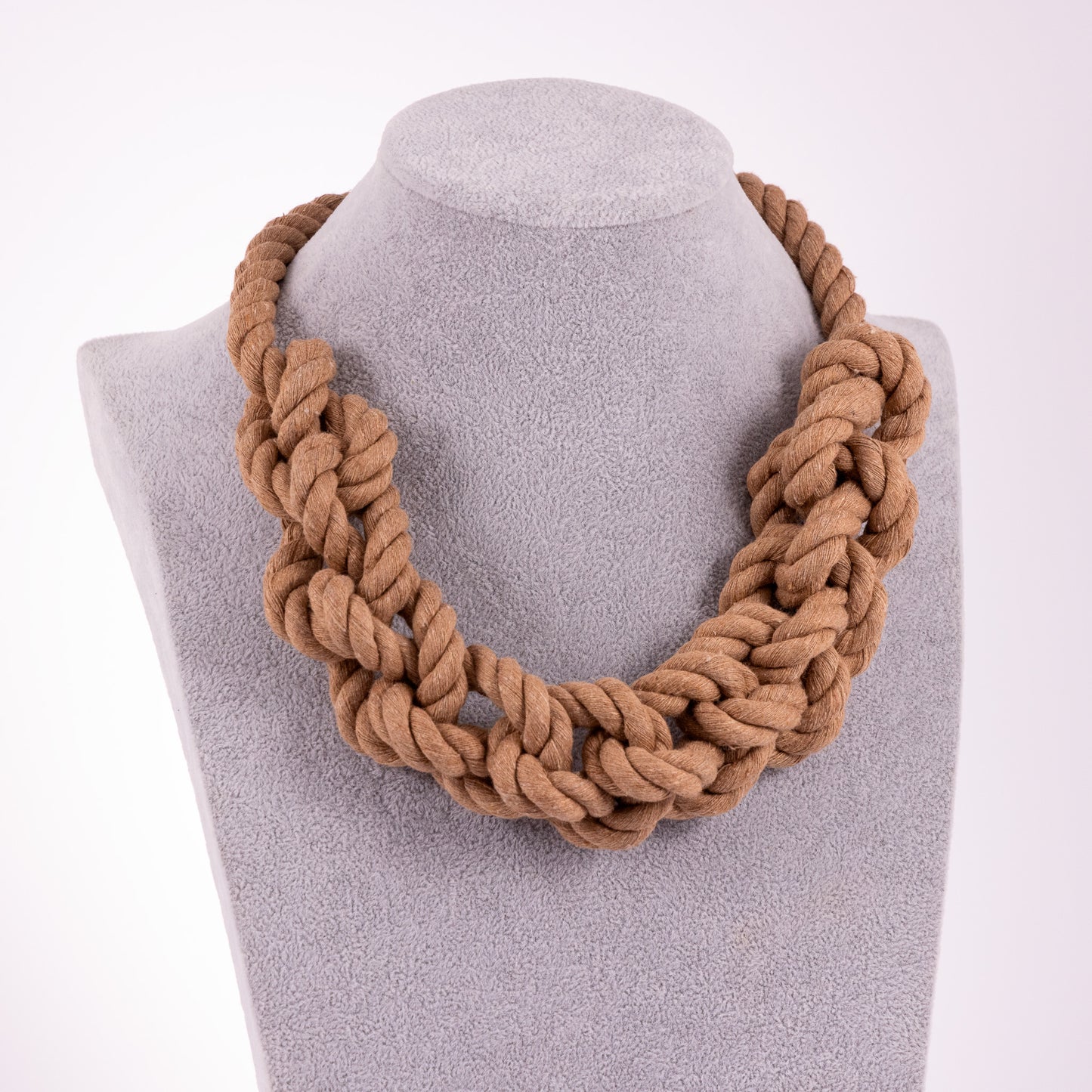 Collana Braided Beige